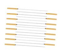 EPIGEIST Spiedini Barbecue in Riutilizzabili con Manico in Antiscivolo Spiedini Lunghi per Grigliate Sicure e Facili da Girare Kit Completo per Kebab e Arrosticini