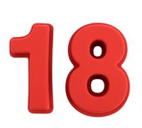 EPIGEIST Stampi per Numeri da Forno in Silicone Alimentare 2 Pezzi per Torte di Compleanno 18 Anni Set Stampi per Numeri 1 e 8 per Decorazioni Fai da Te Cake Design Sicuro Ecologico