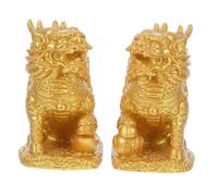EPIGEIST Statuette Piccole in Resina Cinese Kylin Da Scrivania Feng Shui Statuetta Da Ufficio Guardiana Per Statua Della Prosperità e Ufficio