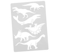 EPIGEIST Stencil per Pittura a Soggetto Dinosauro in Flessibile Riutilizzabile Modello Hollow out per Decorazioni Fai-da-Te Adatto a Adulti Creativi
