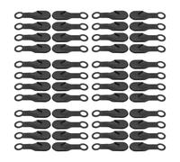 EPIGEIST Strisce Antiscivolo Nere in Silicone Elastiche per Grucce Copri Grucce per Abiti Riutilizzabili Set da 100 Pezzi Accessori Antiscivolo e Plastica per Organizzazione Armadio