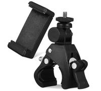 EPIGEIST Supporto Telefono per Asta Microfono con Clip Regolabile e Rotazione per Musicisti Materiale Resistente e Design Professionale Compatibile con Vari Stand Microfono