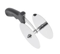 EPIGEIST Tagliapizza Doppia Ruota in Acciaio con Manico Antiscivolo in Ergonomico Utensile Pizza Resistente Ruggine per Uso e Professionale