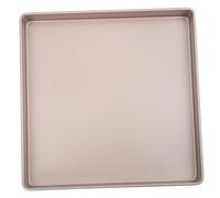 EPIGEIST Teglia da Forno Quadrata in Acciaio al Carbonio Resistente Alte Temperature Antiaderente Dorata per Torte Lasagne e Dessert per Cucina Professionale e Feste
