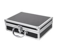 EPIGEIST Valigetta Portautensili in Alluminio 24x17x8 Cm Custodia in Metallo Maniglia Organizer Elettronico Portatile Chiusura Sicurezza