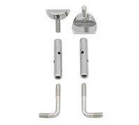 EPIGEIST Viti per Mentoniera del Violino in Ottone 2 Pezzi Dorate per Violino 3/4 4/4 Accessori per Strumenti Musicali Poggiaspalle per Musicisti