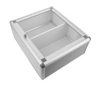 EPIGEIST Wall Mounted Medicine Box With Transparent Window Emergency Aid Organizer For Banks Offices And Bathrooms Space Saving Wall Cabinet For Medical And Lost Item Storage
