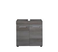 Epikasa Mobile Sotto Lavabo Moon, Truciolare Melaminico, Grigio, 58x57x31 cm