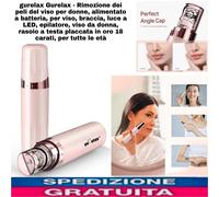 Epilatore a batteria x Rimozione dei peli del viso x donne, Rasoio Viso Braccia