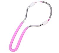 Epilatore a filo 4, 1x2, 1 pollici a molla in acciaio inossidabile con impugnatura comoda depilatorio manuale portatile per viso labbro superiore mento guance delle donne