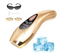Epilatore a Luce Pulsata 3 in 1 con Raffreddamento Zaffiro - Epilatore IPL Indolore per Donna e Uomo, 999.999 Flash, 9 Intensità, Epilatore Corpo Donna per Viso, Ascelle, Braccia, Zona Bikini (Silver)