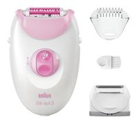 Braun Silk-épil 3 Epilatore Elettrico Donna , Epilatore Con Cavo Per Epilazione, Pelle Liscia Per Settimane, 3-031, Rosa