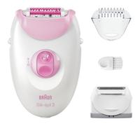 Braun Silk-épil 3 Epilatore Elettrico Donna , Epilatore Con Cavo Per Epilazione, Pelle Liscia Per Settimane, 3-031, Rosa