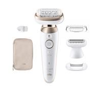 Braun Silk-épil 9 Flex 9-002 - Epilatore Elettrico Donna Bianco/Oro Con Testina Flessibile Per Un’Epilazione Più Semplice