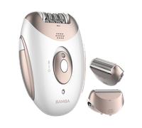 EPILATORE CECOTEC 04334, Wet & Dry con Testine Intercambiabili, 2, Autonomia di 120 min, Elettrico, Testina epilatrice aggiuntiva per aree sensibili, Bronzo, Bianco
