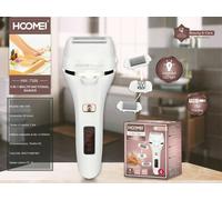 Epilatore Depilatore Leva Calli 4 IN 1 Rasoio Ricaricabile 2 Velocità HM-7586