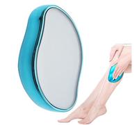Epilatore Di Depilazione Fisica Indolore Per Donna E Maschio,Epilatore Di Cristallo,Strumento Di Depilazione Portatile Per Corpi, Gambe,Braccia E Indietro (Blu)