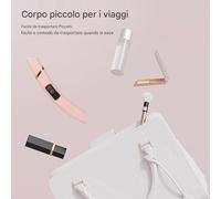 Epilatore Donna per Area Bikini | Impermeabile a Doppia Testa Depilatore Bikini | Ricarica USB Portatile Strumento Bellezza Rimozione per Ascelle Gambe Viso Pelle Sensibile e da Viaggio