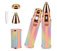 EPILATORE DONNA RICARICABILE 2IN1 PER VISO E SOPRACCIGLIE RASOIO ELETTRICO LUCE