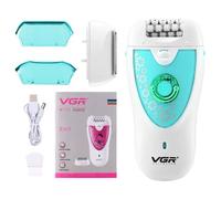 EPILATORE E RASOIO DA DONNA PTOFESSIONALE 2IN1 DEPILATORE ELETTRICO USB VGR-V722