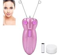 Epilatore Elettrico con Filettatura,Filettatrice per epilatore facciale per capelli facciali Filo di cotone Epilatore ricaricabile per Femminile Facciale Gambe Braccia