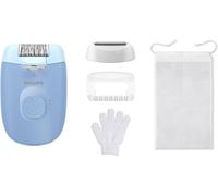 Philips Serie 2000 Epilatore con filo azzurro con 4 accessori BRE247/00 Philips