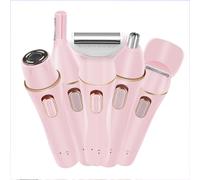 Epilatore elettrico ricaricabile Portatile USB Ricarica Alimentato Depilatore Elettrico Set per Viso Naso e Corpo Depilazione Donne Trimmer