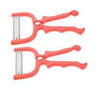 Epilatore Facciale a Molla 2 Pezzi in Metallo Rosso