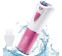 Epilatore facciale da donna, senza fili, per peli del viso, con luce LED, mini epilatore elettrico per viso, bikini, gambe, braccia