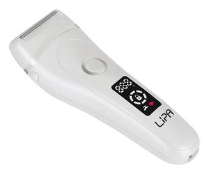 EPILATORE LIPA 588, Batteria, Testina epilatrice aggiuntiva per aree sensibili, bianca