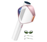 Epilatore Luce Pulsata, 600-1200NM Laser Epilatore Luce Pulsata, 0,8s Flash Rapido IGBT, Max 19,8J, Lampi Illimitati, 3 modalità energetiche Epilatore Laser per Donna, Corpo, Ascelle, Bikini