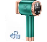 Epilatore Luce Pulsata con Raffreddamento a Ghiaccio, 9 Livelli di Energia, Epilatore a luce pulsata IPL con Touch Screen LCD,Luce Pulsata 999,900, Epilatore Laser per Donna,Uomo,Viso,Bikini,Corpo