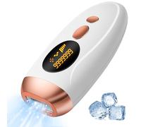 Epilatore Luce Pulsata IPL con Funzione Ghiaccio, 999,999 Flash, 5 Livelli di Energia, Epilazione Laser per Donna e Uomo, Viso, Ascelle, Corpo, Gambe, Risultati Duraturi e Indolori