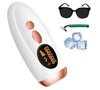 Epilatore Luce Pulsata IPL, Epilazione Laser con Funzione di Raffreddamento, 500.000 Flash, 5 Livelli di Energia, Epilazione Indolore per Donna e Uomo, Viso, Corpo, Ascelle, Bikini