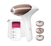 EPILATORE LUCE PULSATA PHILIPS BRI955/00, 5 livelli, Parte inferiore delle gambe: 8,5 minuti; Zona bikini: 2 Zone del viso: 1,5 Ascella: 2,5 min. di funzione, Testina epilatrice aggiuntiva per faccia