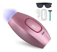 Epilatore Luce Pulsata, Professionale per Depilazione Permanente Viso e Corpo, Elettrico e Portatile Depilatore Laser Donna, Depilatore Donna Luci Pulsate (Oro rosa)