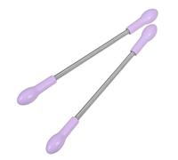 Epilatore Manuale a Molla per Peli Viso, 2 Pezzi in Acciaio | Portatile per Viaggio e Casa, Delicato sulla Cute, per Baffetti, Mento, Guance e Sopracciglia Colore Casuale
