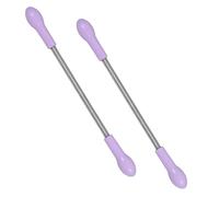 Epilatore Manuale a Molla per Viso, 2 Pezzi, Acciaio Inossidabile | Strumento Compatto e Leggero, Rimozione alla Radice, per Casa e Viaggio, Set Portatile da Due Pezzi Colore Casuale