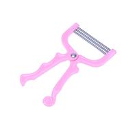 Epilatore Manuale per Peli Viso Rosa, Metallo Plastica | Fronte e Mento, Uso su Pelle Asciutta o Bagnata, Lascia la Pelle Morbida Colore Casuale