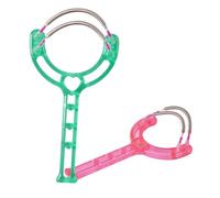 Epilatore per Viso a Doppia Molla in Plastica, 2 Pezzi | Rimozione dei Peli Dalla Radice, Leggero e Manuale, Strumento per Depilazione Primaverile Sul Viso Colore Casuale