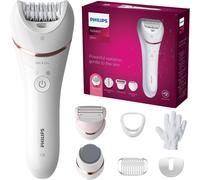 Epilatore Philips - incl. 9 accessori, cordless con funzione wet e dry