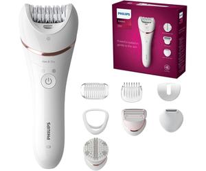 Epilatore Philips Serie 8000 - incl. 8 accessori, cordless con funzion