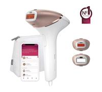 Epilatore Philips SERIE 8000 Lumea Ipl Prestige BRI945/00, Bianco e Rosa, IPL,
