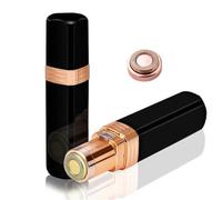 Epilatore Viso Donna Epilatore Elettrico Mini Epilatore Indolore Rasoio Elettrico Hair Remover con Testina di Ricambio per Depilazione, Pennello per Pulizia e Luce Incorporata (nero)