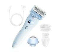 Epilatori per depilazione da donna, regolabarba liscia per capelli, rasoio da donna, rasoio per viso, versatile per la zona pubica delle donne