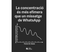 Epíleg Edicions. Llibreta A5 de 100 pàgines. Quadern de notes de ratlles. Tapa Tova. Col·lecció: Negre sobre blanc. La concentració és més efímera que un missatge de WhatsApp.