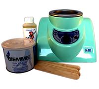 EPILWAX Kit completo di ceretta con cera calda pelabile senza strisce in barattolo da 400 ml 1570 g 6100159623106