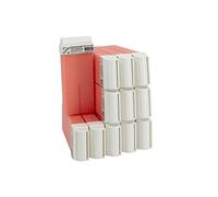 Epilwax Set da 12 rosa Rulli Cera per Depilazione - Larghezza 100 ml Roll-on Ricarica Cera