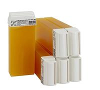 Epilwax Set da 6 miele Rulli Cera per Depilazione - Larghezza 100 ml Roll-on Ricarica Cera