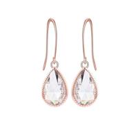 Epinki Donna Orecchini Oro Rosa 9K/14K/18K Moissanite a Goccia da 1ct/2ct/3ct Orecchini Pendenti Gioielli
